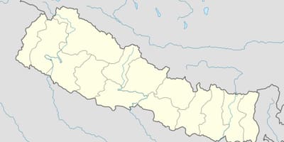 Zemljevid nepal vektor