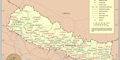 Spletni zemljevid nepal