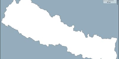 Zemljevid prazno nepal