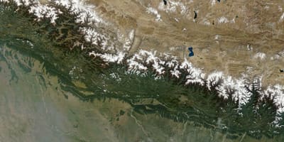 Zemljevid sat nepal živo